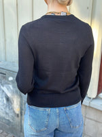 Ladda upp bild till gallerivisning, SELECTED FEMME - THEA LS MERINO KNIT - BLACK
