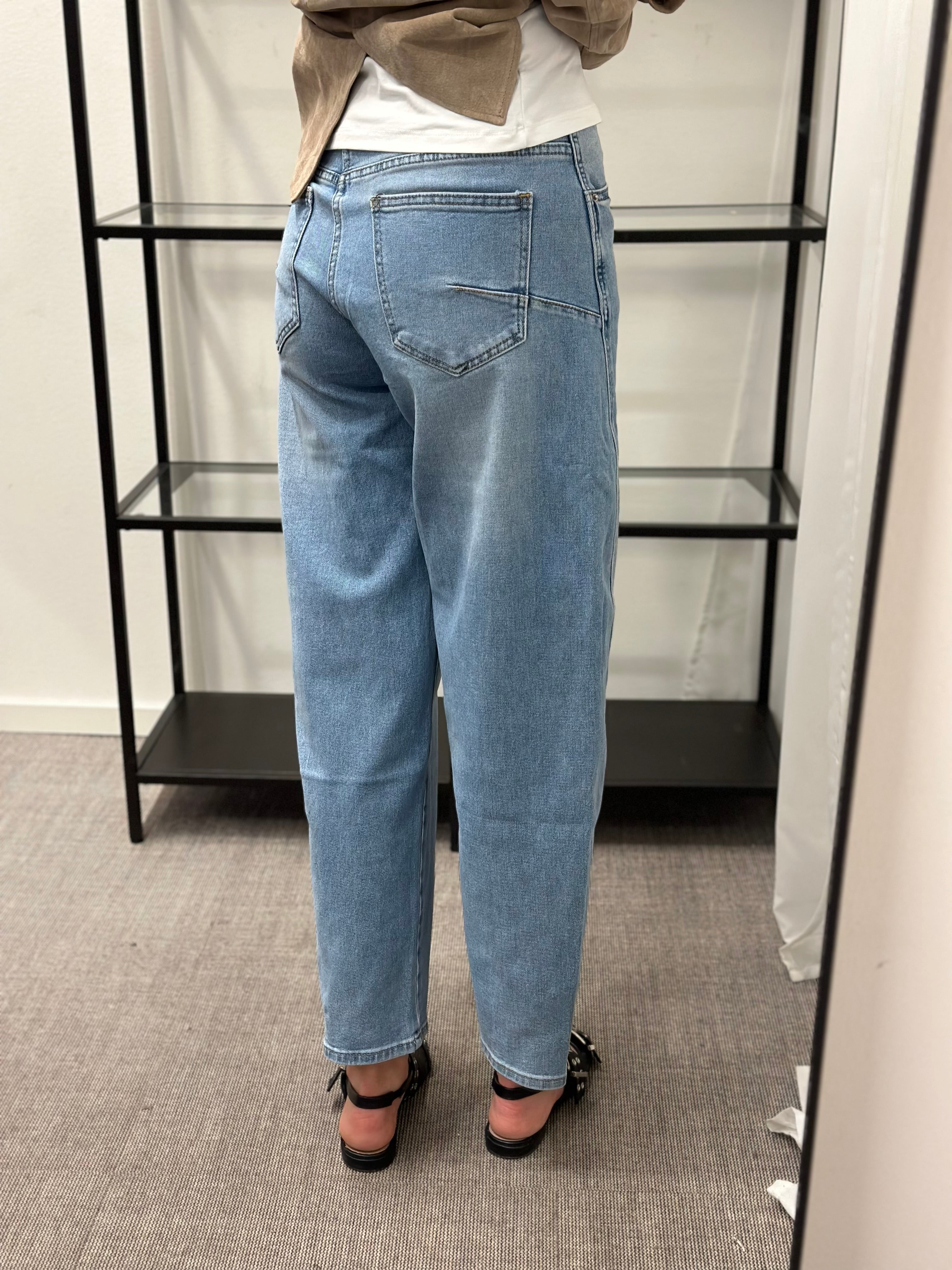 COSY HOUSE - BARREL JEANS Y6776V# - LJUSBLÅ