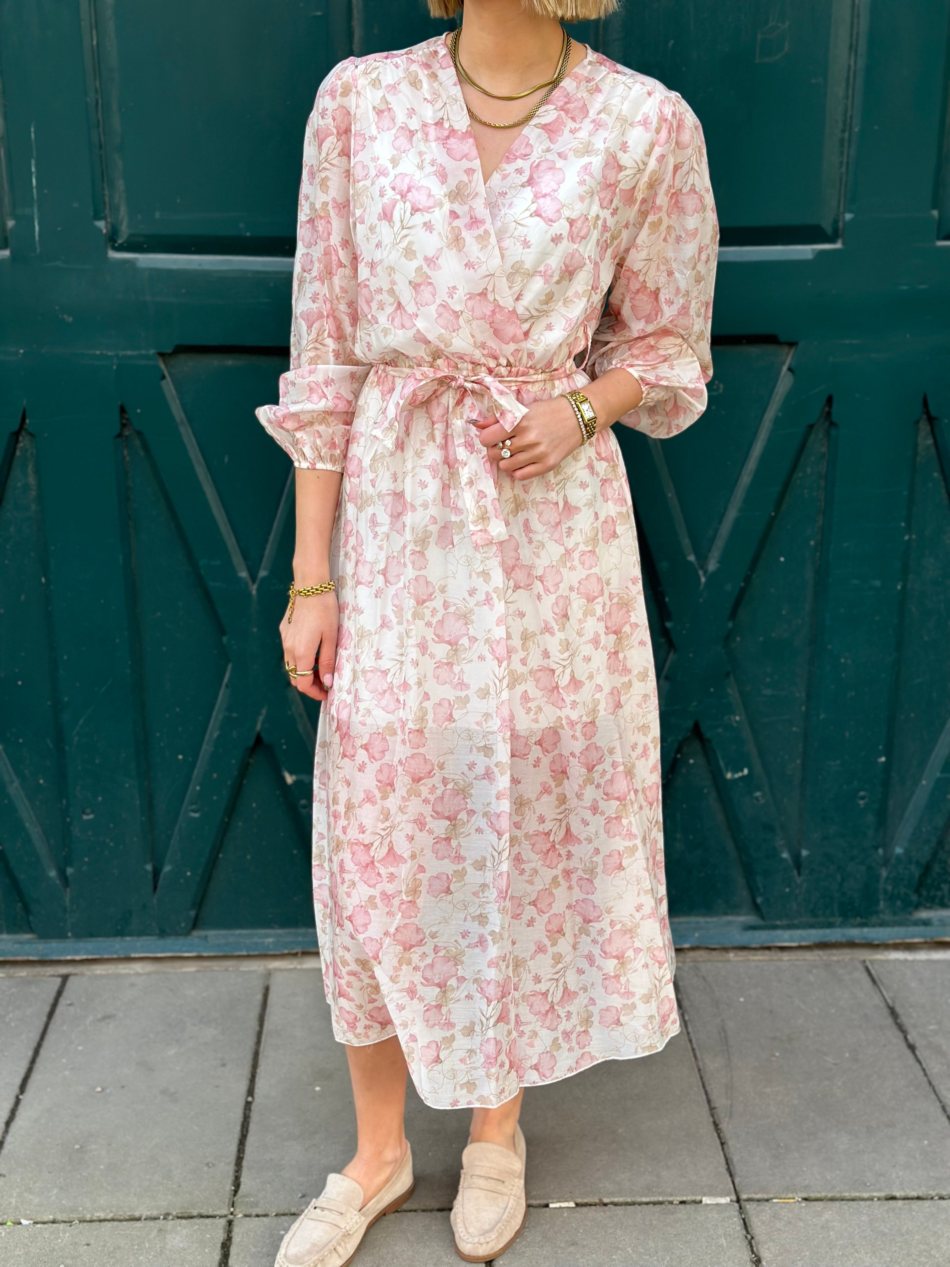 JÖRLEVIK - FLOWER DRESS - PINK
