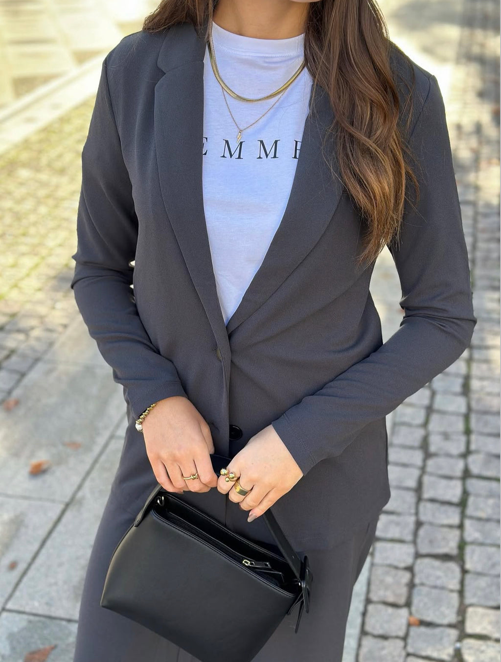 JDY - LOUISVILLE CATIA LIF L/S BLA - PHANTOM