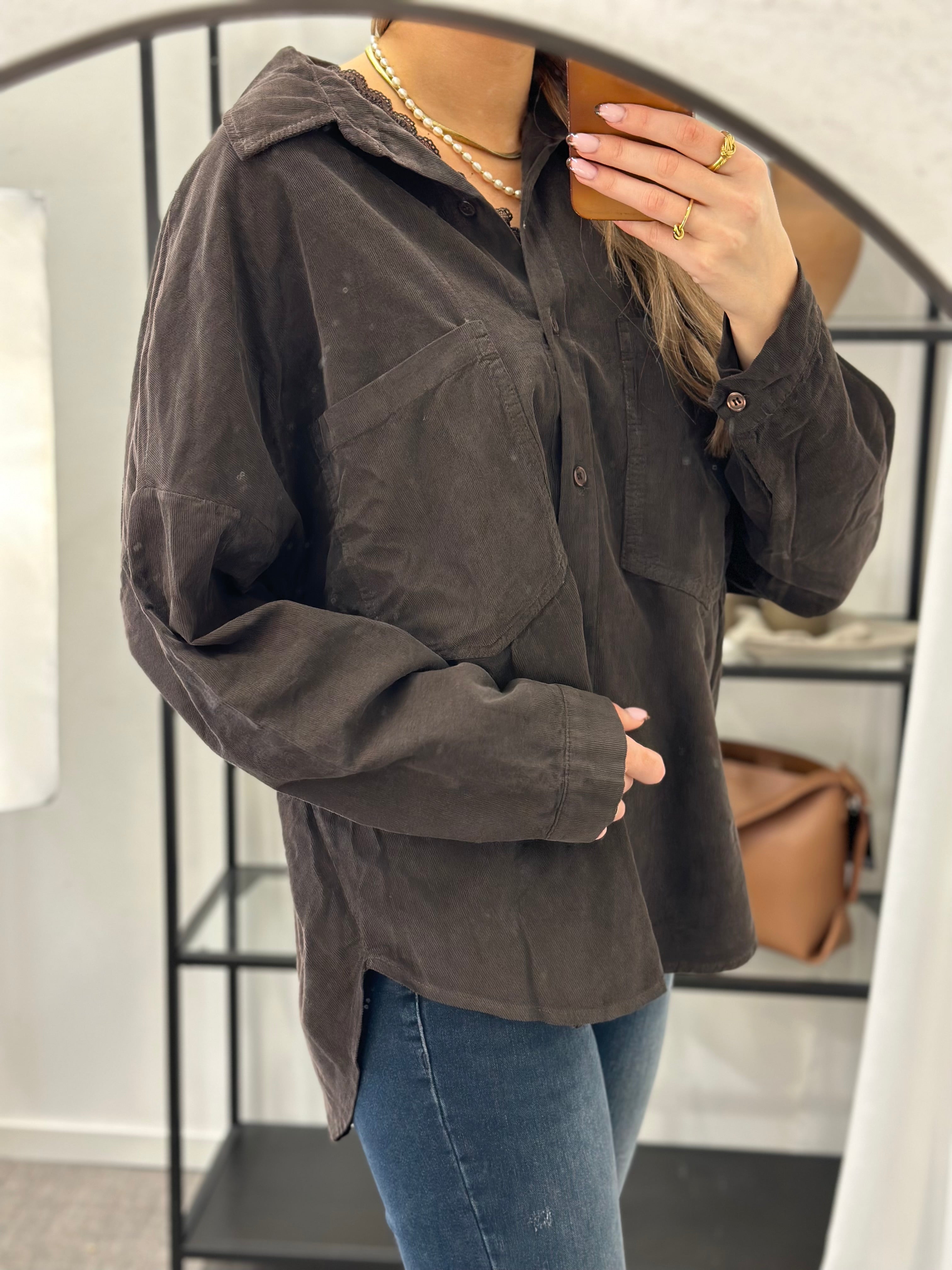 MARTA - MANCHESTER SKJORTA 258037V - MORO