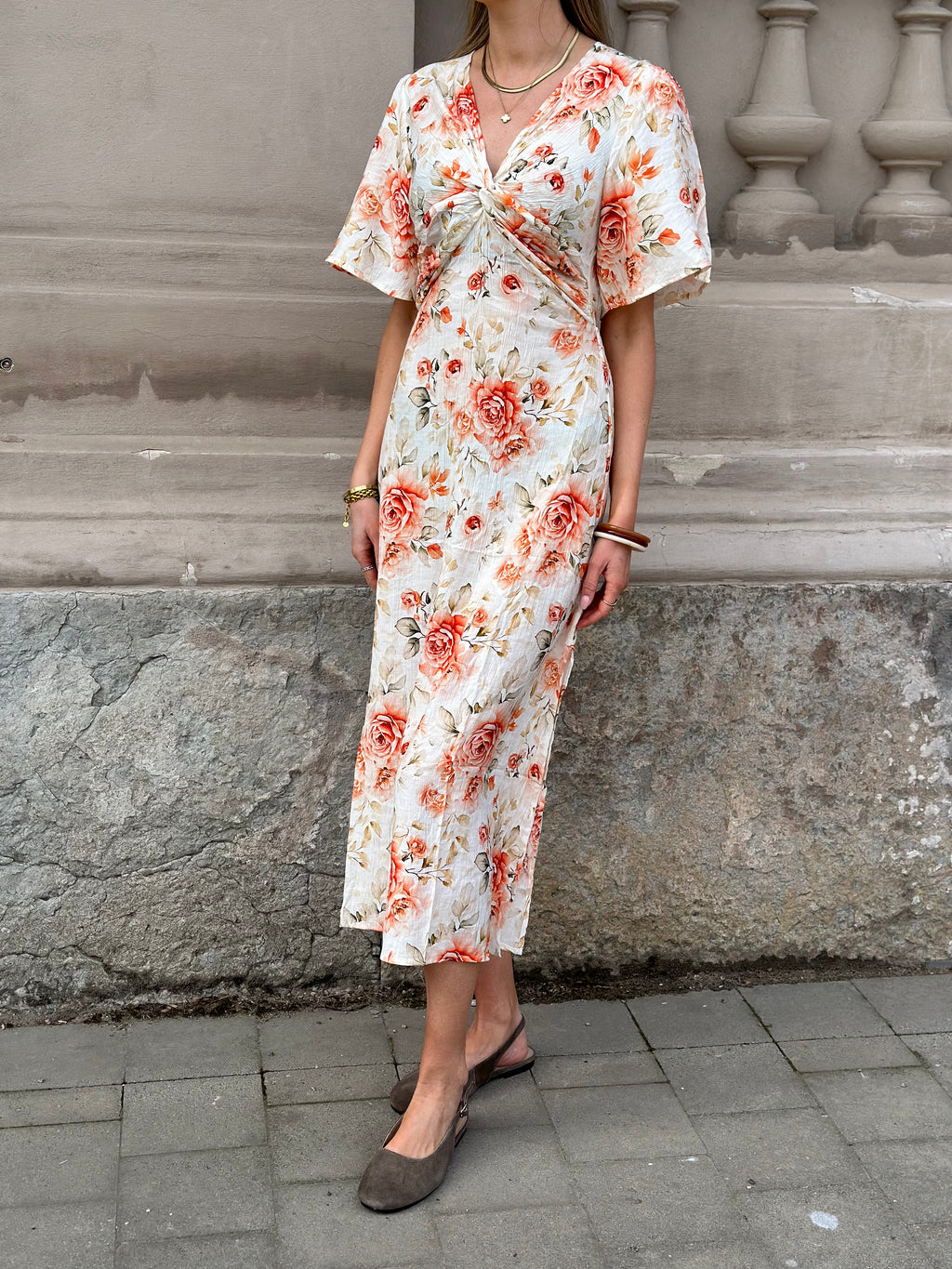 COSY HOUSE - FLOWER DRESS - ORANGE