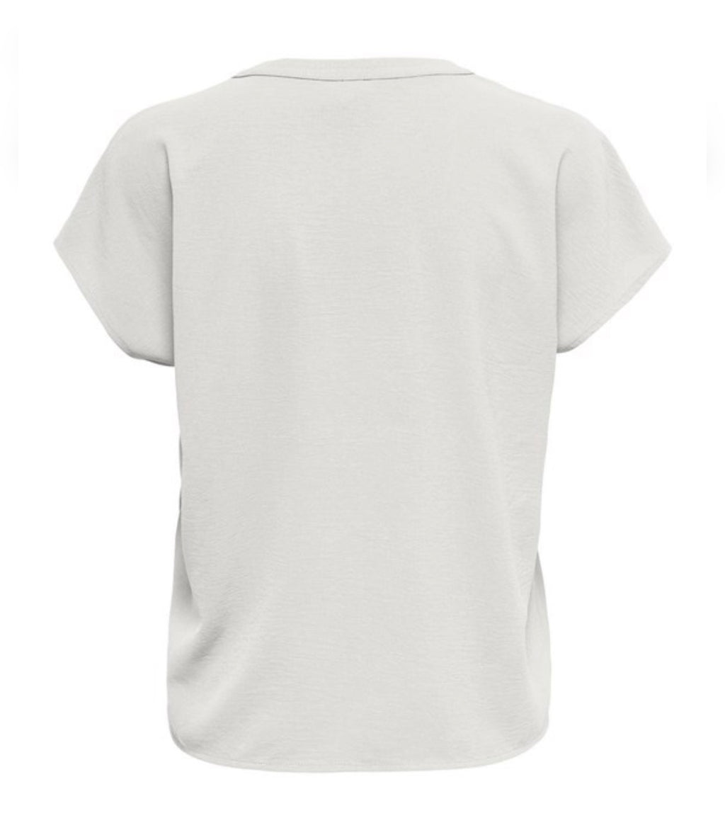 JDY - LION S/S TOP - CLOUD DANCER