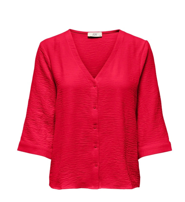 JDY - LION CAPOTE 3/4 SHIRT - SKI PATROL