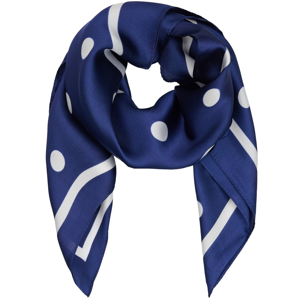 MARTA - JULINE SCARF - NAVY 1515