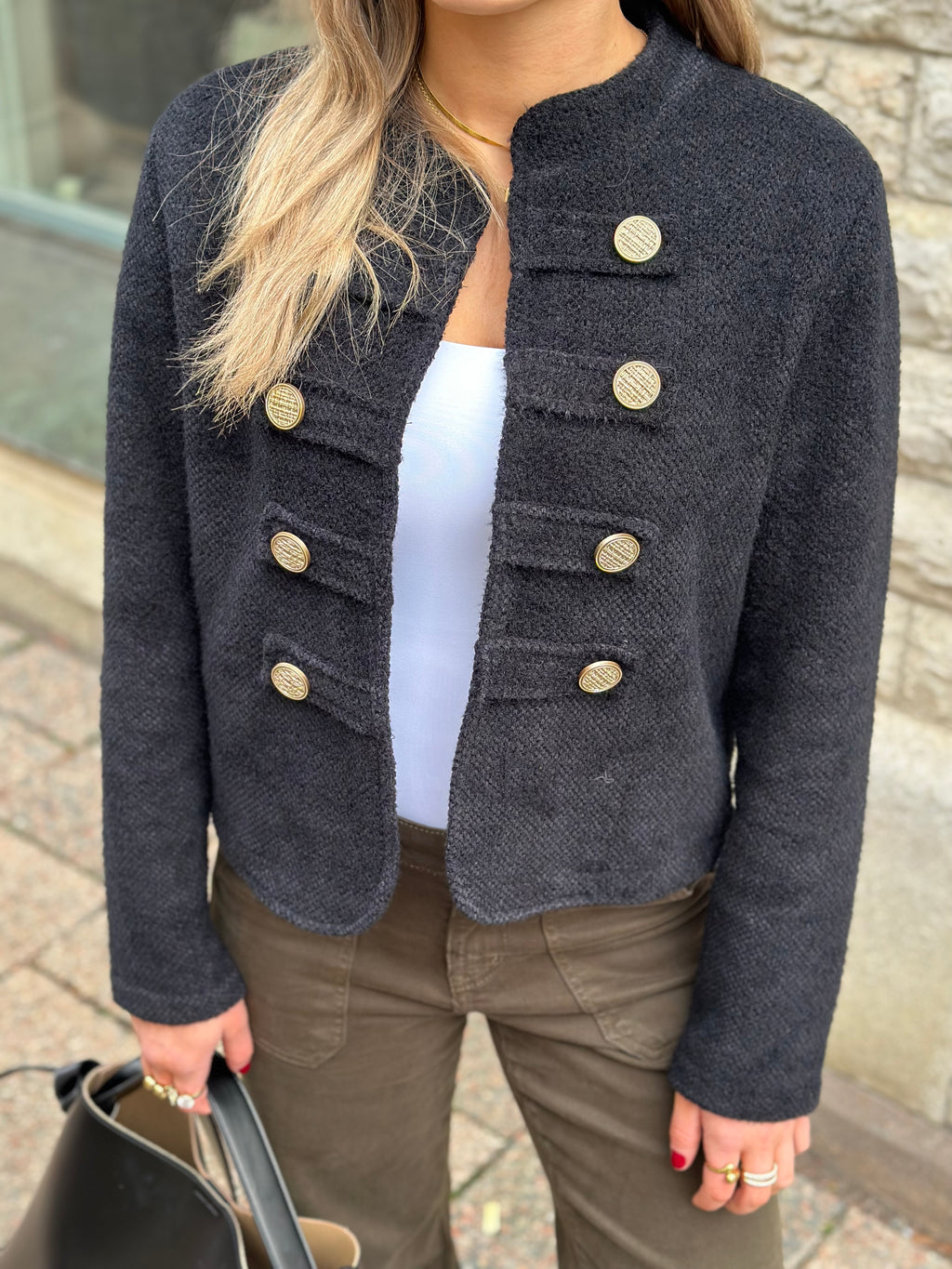 MARTA - MARLOWE JACKET - BLACK