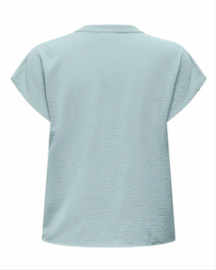 JDY - LION LIFE S/S TOP - SILVER BLUE