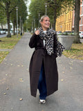 VEROMODA - FORTUNEAYA LONG COAT - CHOCOLATE TORTE
