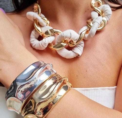 BOW19DETAILS - BIG BRACELET 1069 - SILVER