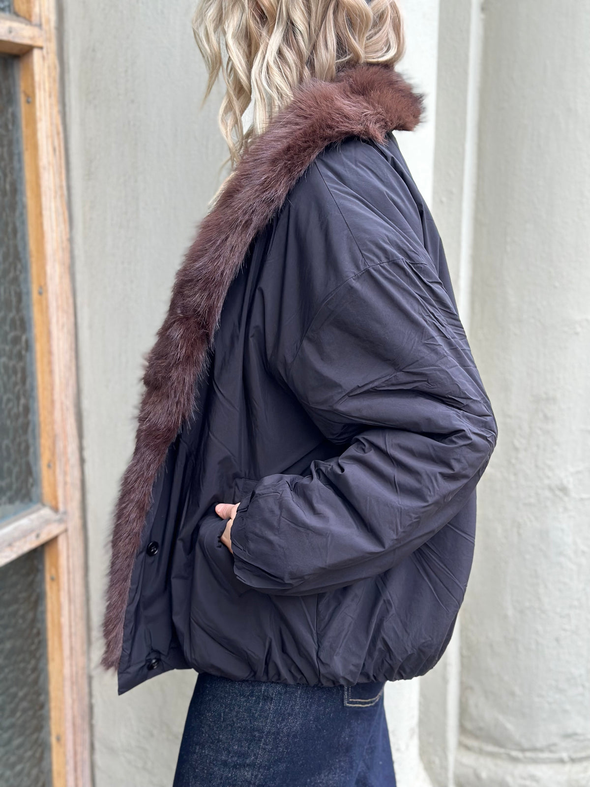 SOAKED - PANAMA JACKET - BLACK