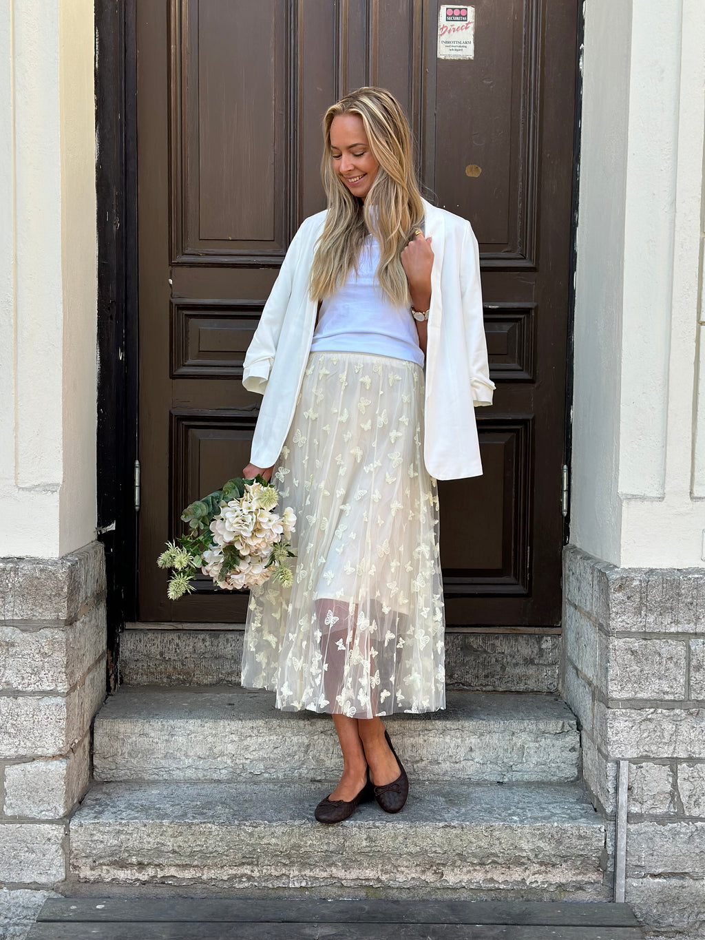 JÖRLEVIK - BUTTERFLY SKIRT - LIGHT YELLOW