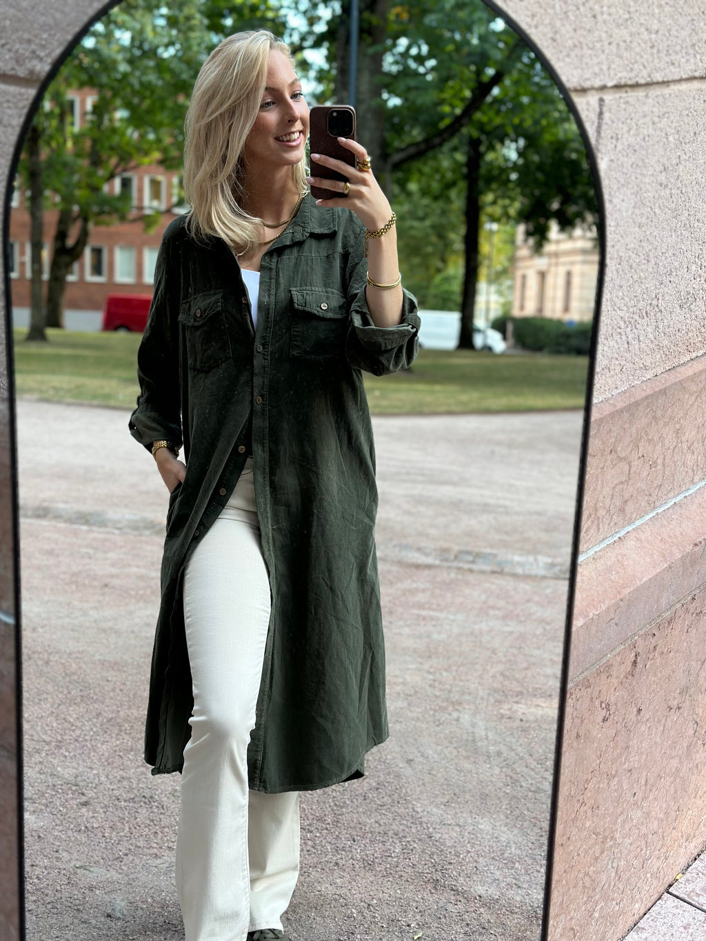 JÖRLEVIK - MANCHESTER KLÄNNING - GREEN