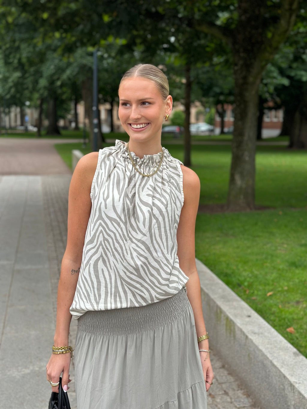 MARTA - LUCINA TOP 2319 - ZEBRA BEIGE
