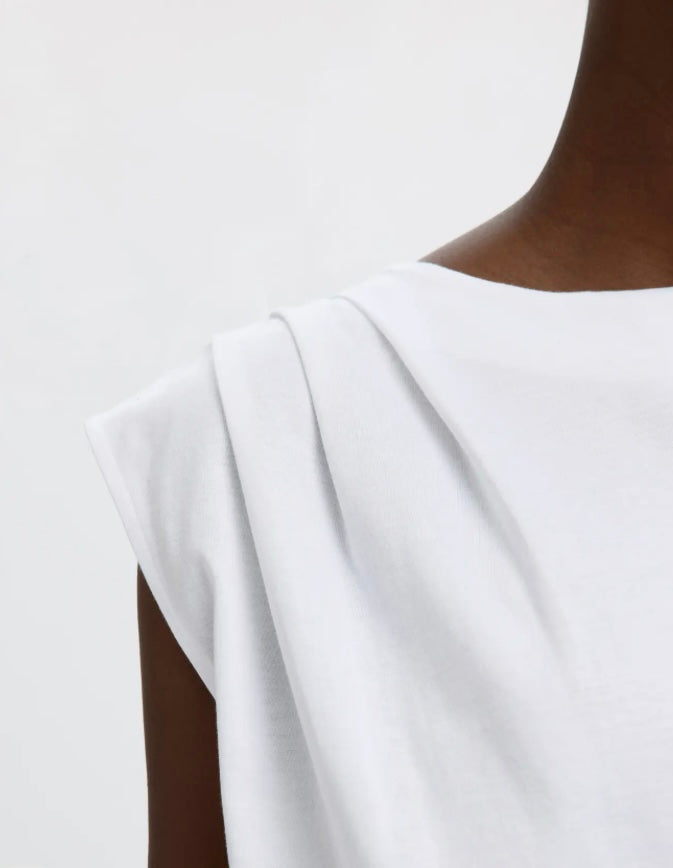 SELECTED FEMME - CALLI SL TOP - BRIGHT WHITE