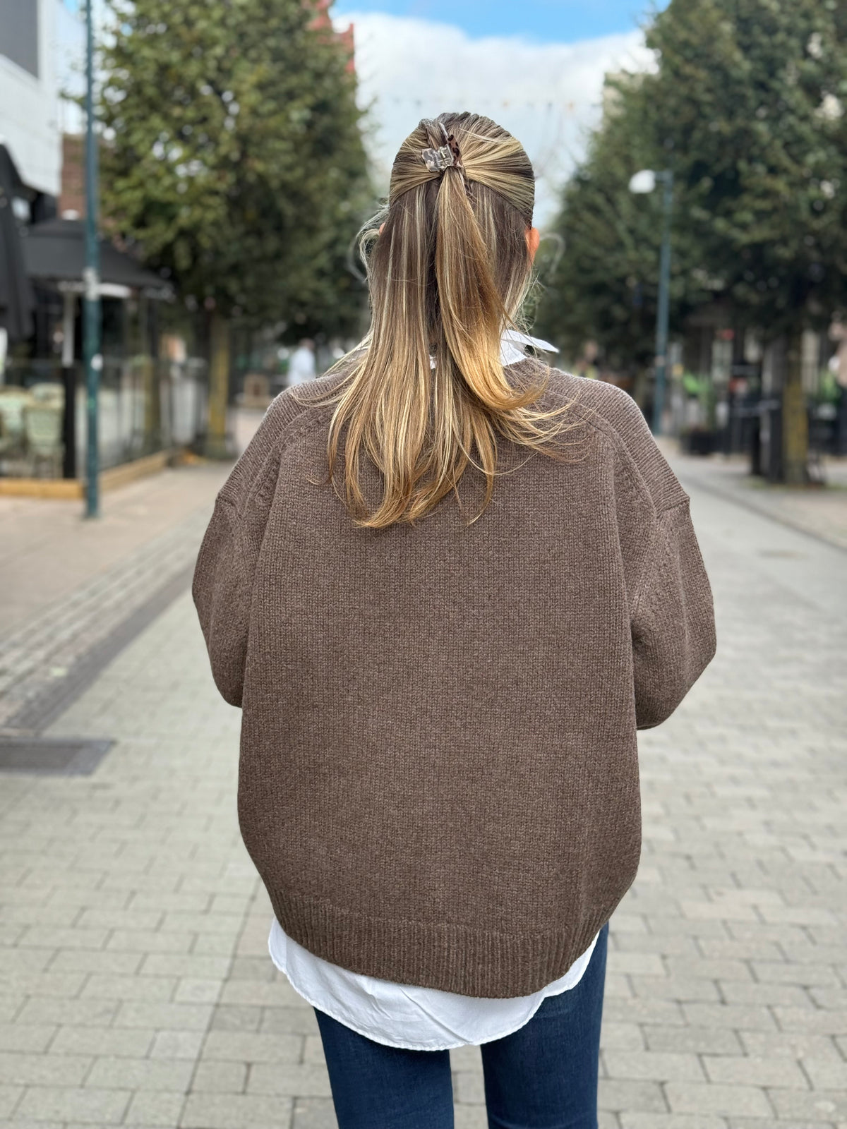 LEVETÉ ROOM - PERLE KNIT 301702 - BROWN