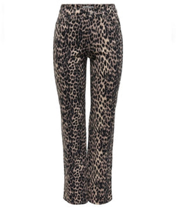 ONLY - EMILY-ANLIE HW PANT - BLACK/LEO