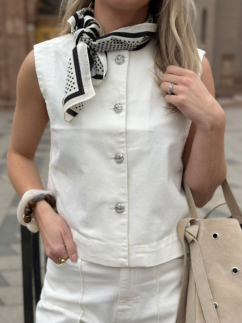 SOAKED - RINATINA VÄST - WHITECAP GREY