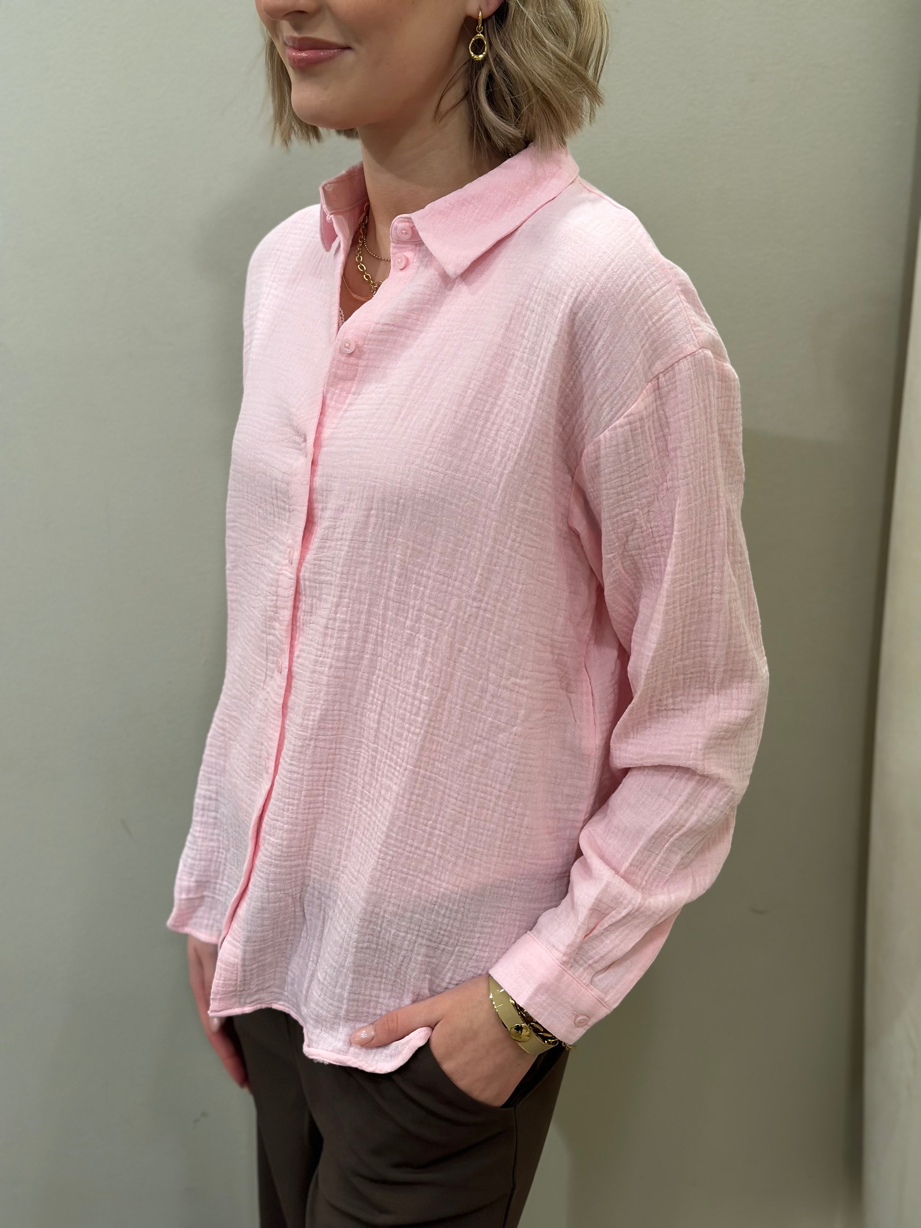 JDY - THEIS LIFE L/S LOOSE SHIRT - FARY TALE