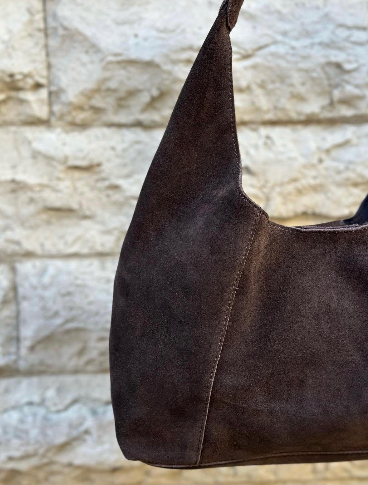 PIECES - JOYE SUEDE HOBO BAG - DELICIOSO