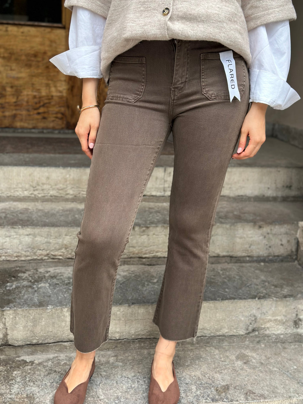 COSY HOUSE - FLARED JEANS Y6119I3 - MULLVAD MED FICKOR