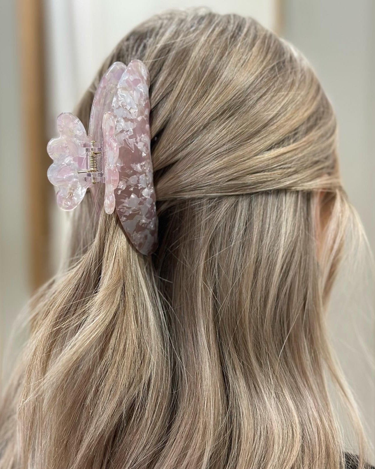 STELLA DETAILS - HÅRKLÄMMA CLEO - LJUSROSA