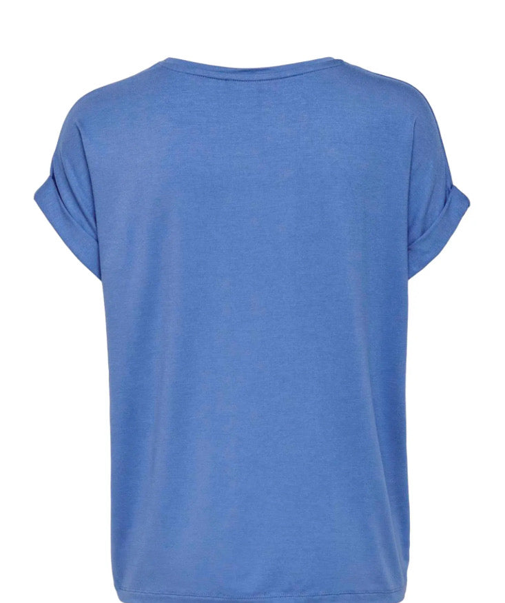 ONLY - MOSTER O-NECK TOP - BLUE YONDER
