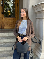 Ladda upp bild till gallerivisning, JDY - GEGGO L/S BLAZER - CHOCOLATE BROWN
