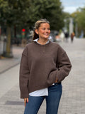 LEVETÉ ROOM - PERLE KNIT 301702 - BROWN