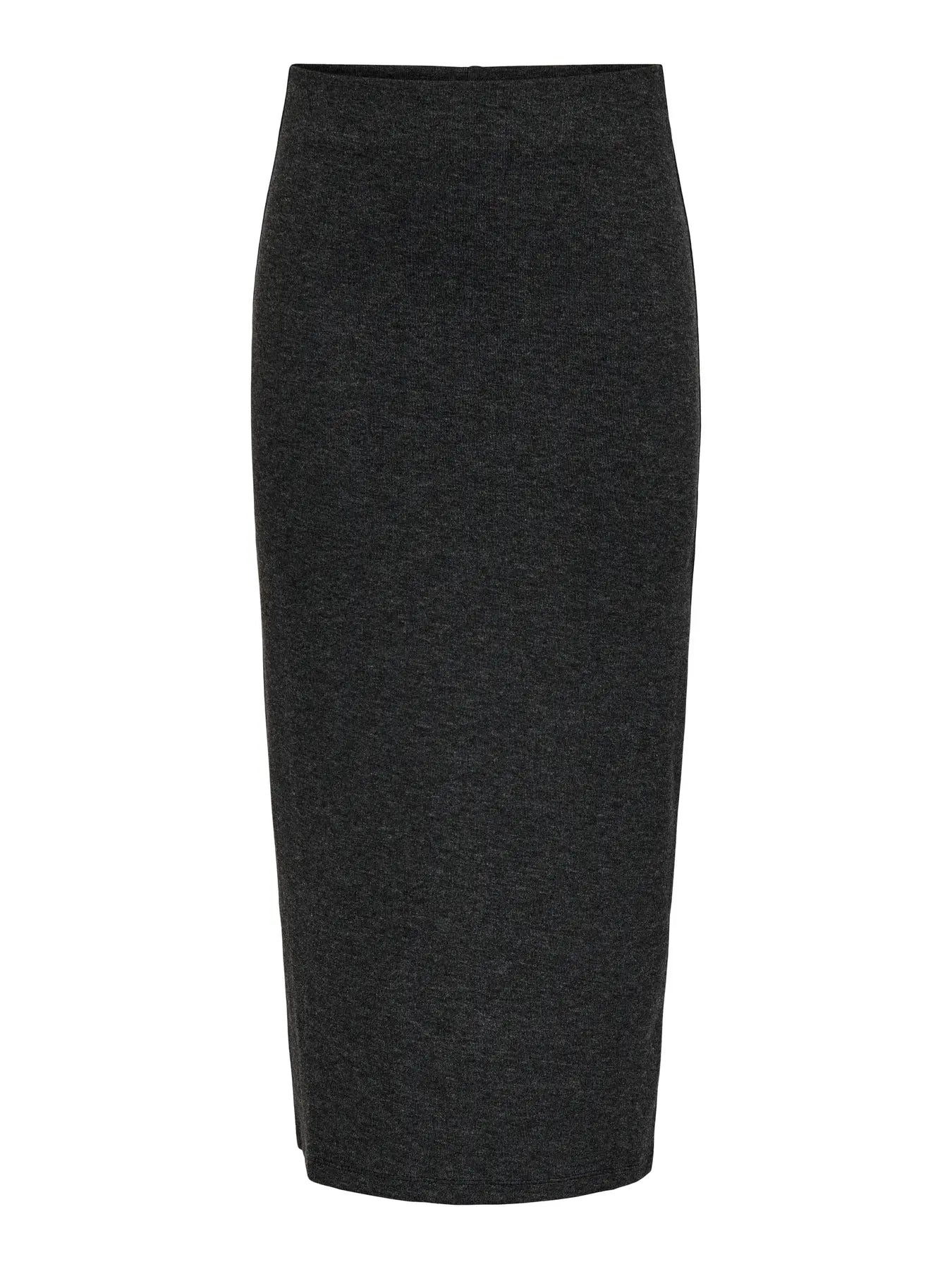 JDY - VITA LIFE LONG SKIRT - DARK GREY/MELANGE