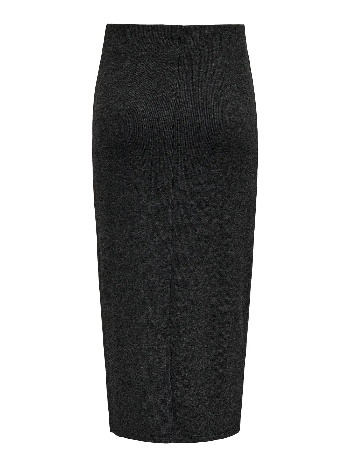 JDY - VITA LIFE LONG SKIRT - DARK GREY/MELANGE