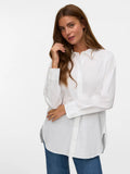VEROMODA - ELINA LS SHIRT - BRIGHT WHITE