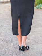 Ladda upp bild till gallerivisning, SELECTED FEMME - CARLY KNIT ANKLE SKIRT - BLACK
