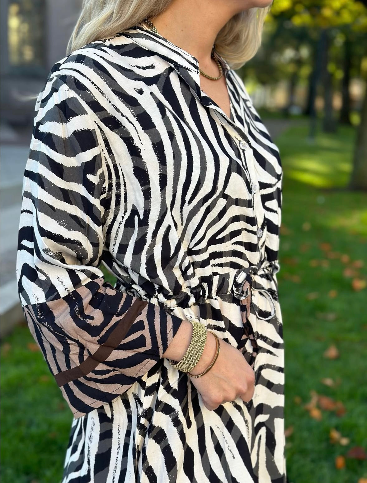 GEMINI - KLÄNNING - ZEBRA