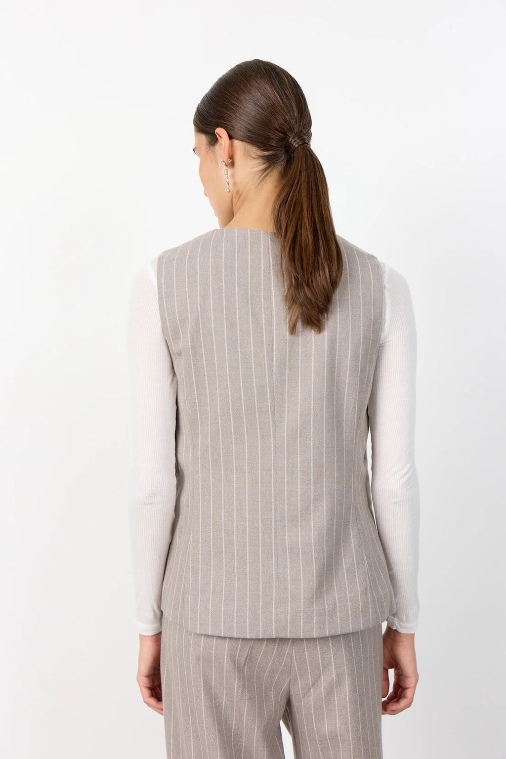 LEVETÉ ROOM - PAMMY VÄST 101259 - CAMEL 8845C