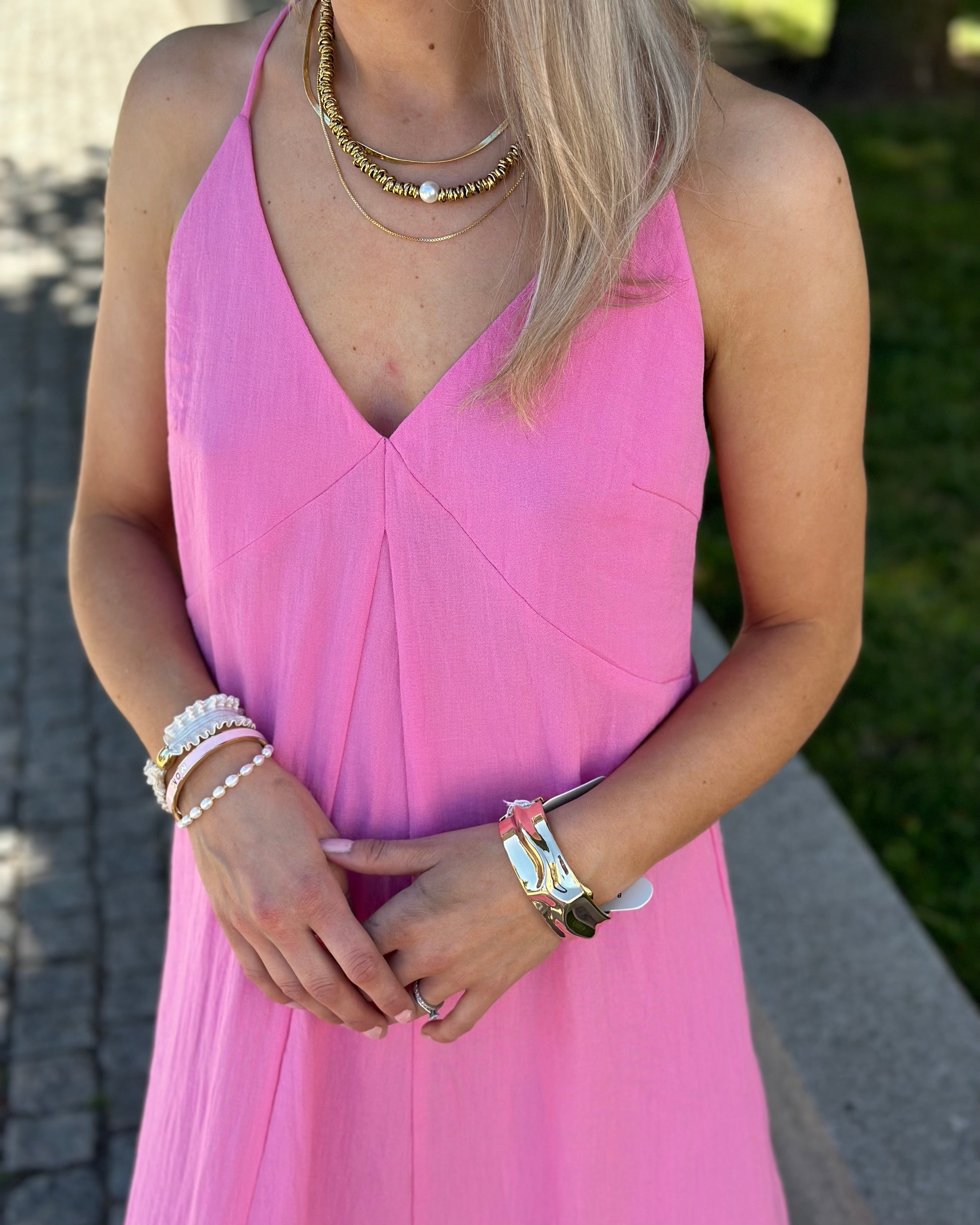ONLY - OFELIA MAXI STRAP DRESS - WILD ORCHID