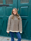 VERO MODA - COMO LS FUNNELNECK PULLOVER - BIRCH/POTTING