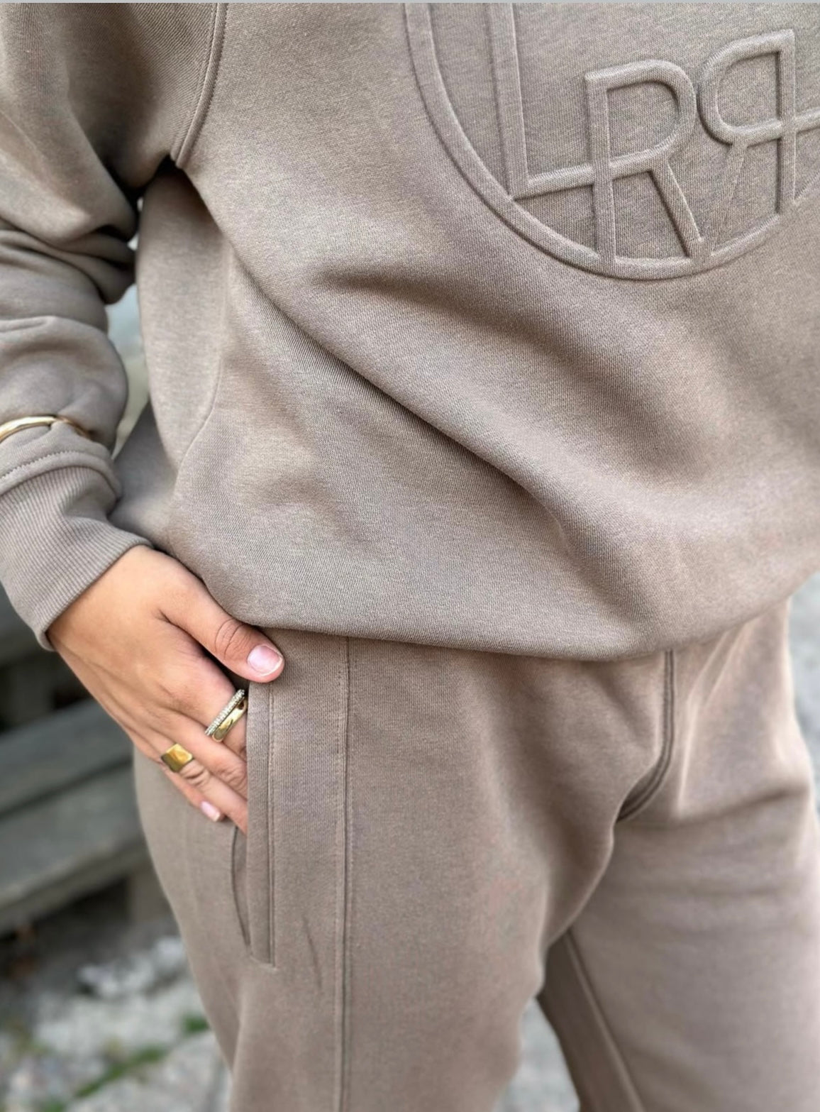 LEVETE ROOM - NUKA SWEATPANT - SAND BROWN