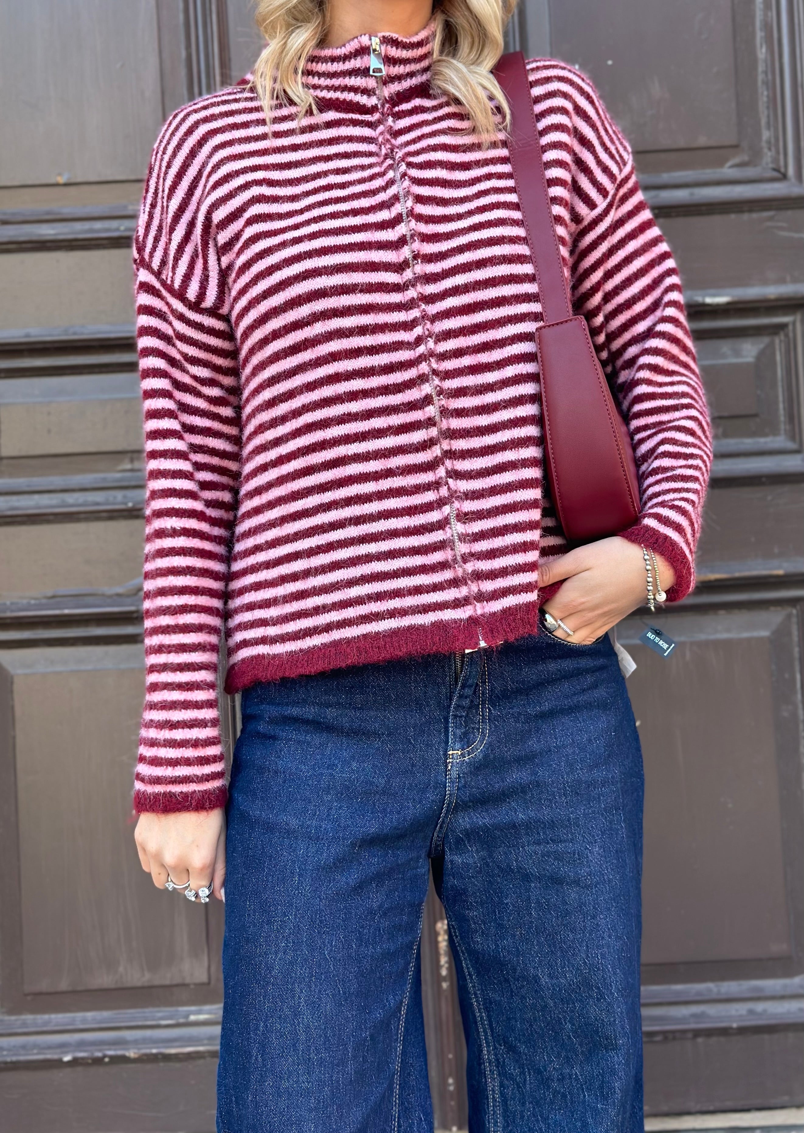 MARTA - ANAIS CARDIGAN 9586 - BORDEAUX