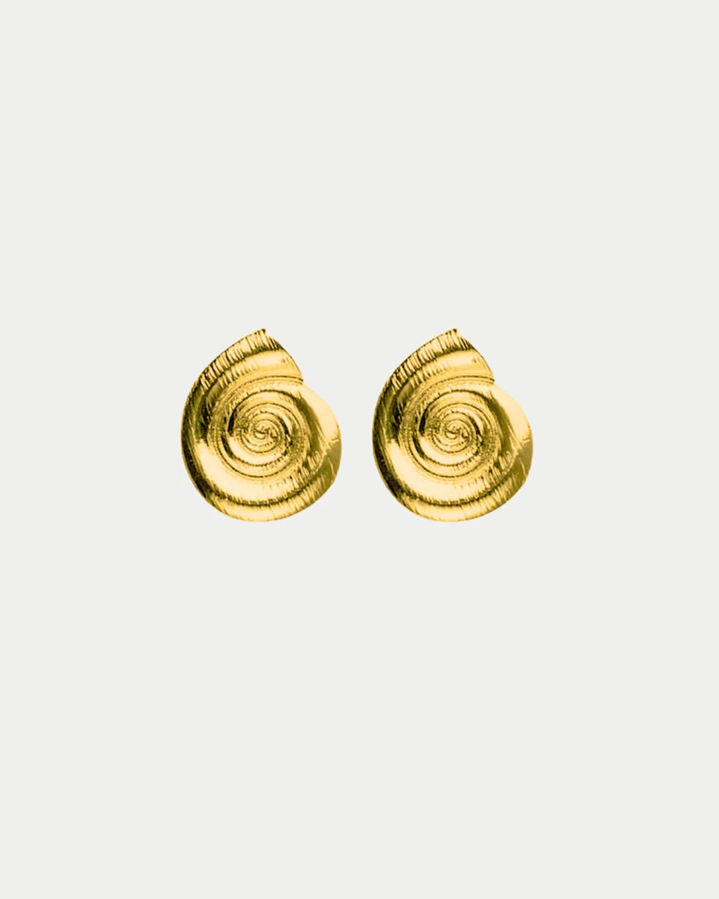 BOW19DETAILS - SHELL STUD - GULD