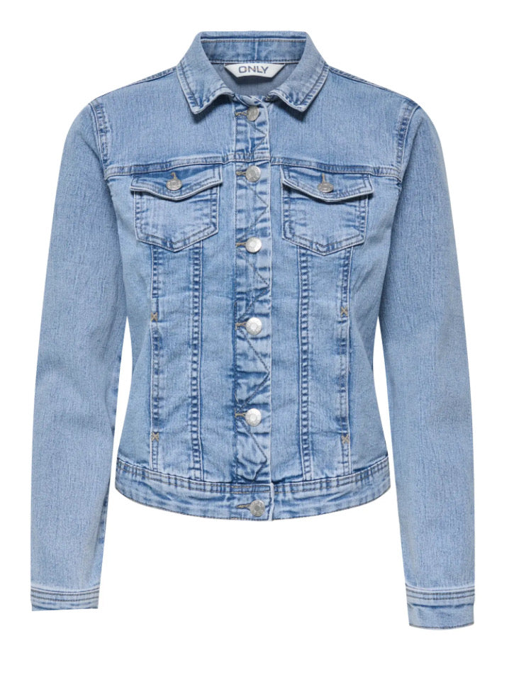 ONLY - WONDER JACKET - LIGHT BLUE DENIM