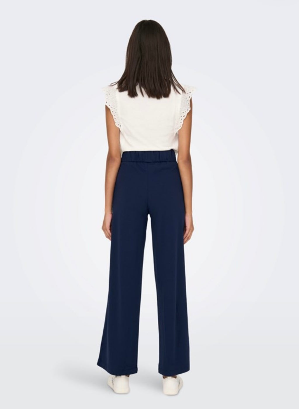 JDY - GEGGO NEW LONG PANT - BLACK IRIS/BLACK BUTT