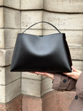 SELECTED FEMME - STELLA MEDIUM LEATHER BAG - BLACK