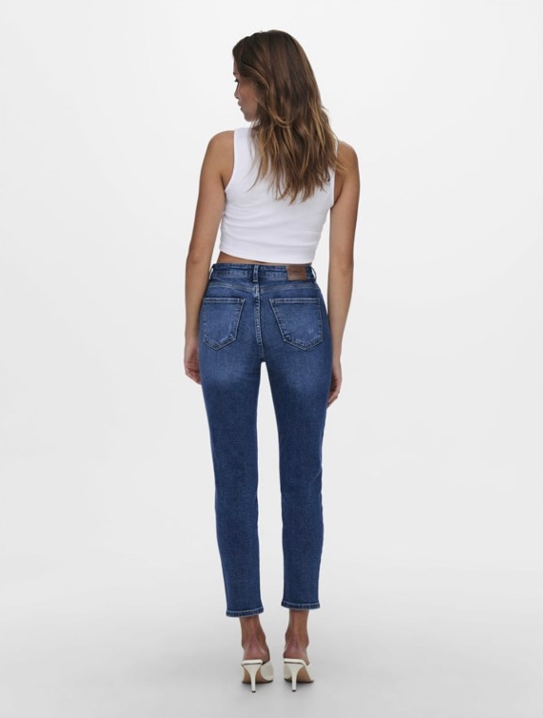 ONLY - EMILY STRETCH LIFE HW - MEDIUM BLUE DENIM