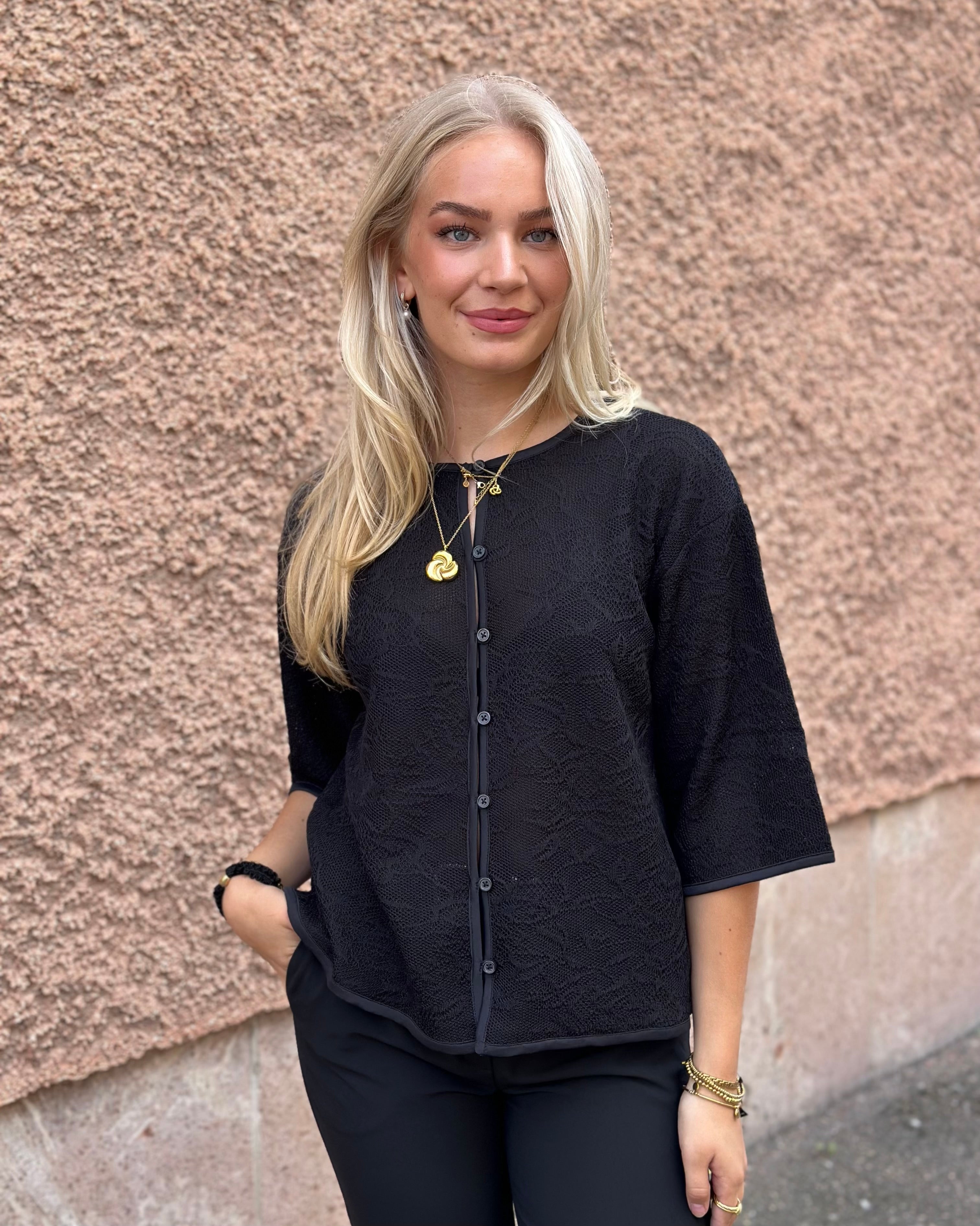 SOAKED - LUPINA CARDIGAN - BLACK