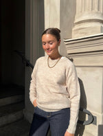 Ladda upp bild till gallerivisning, SELECTED FEMME - LULU LS KNIT O-NECK - BIRCH/MELANGE
