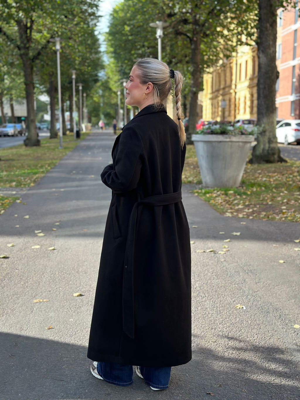 VEROMODA - FORTUNEAYA LONG COAT -BLACK