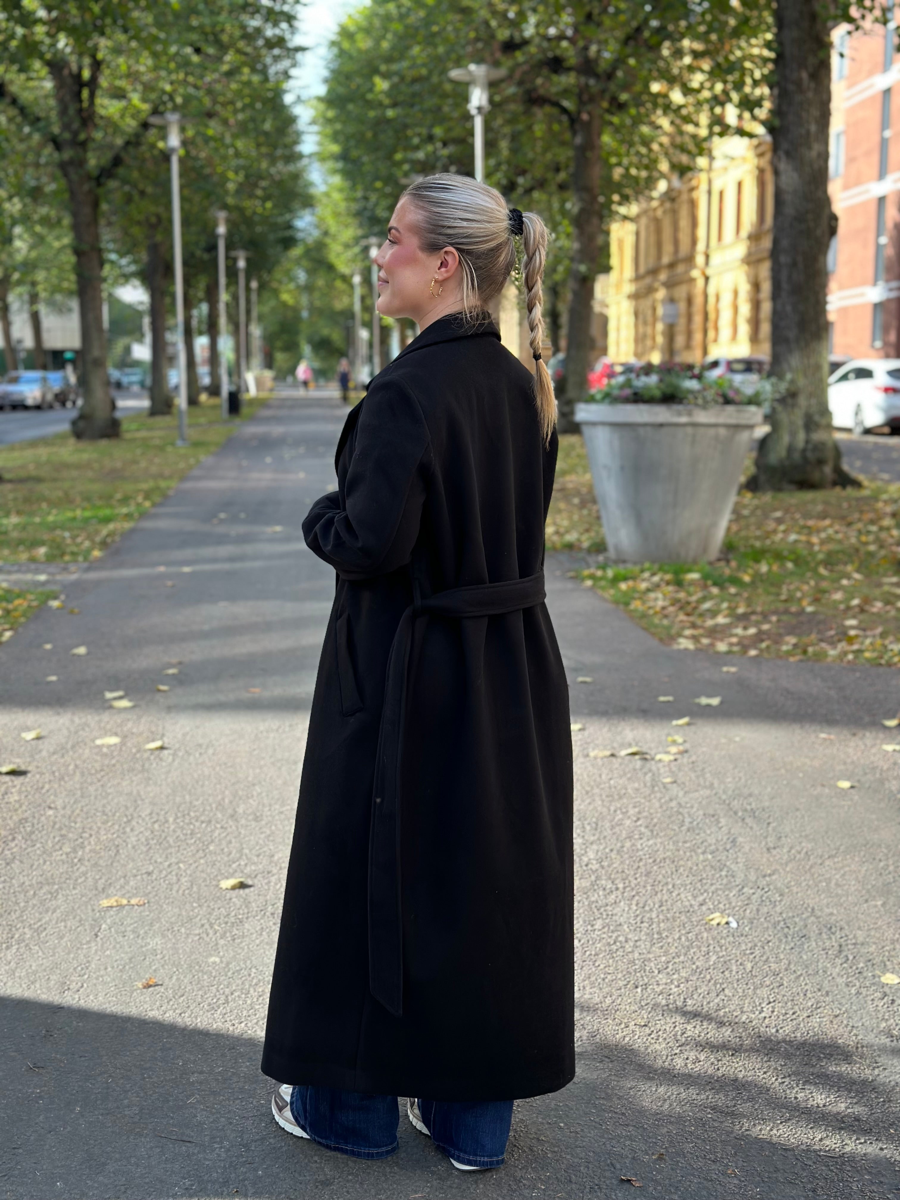 VEROMODA - FORTUNEAYA LONG COAT -BLACK