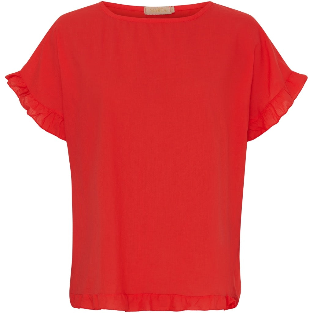 MARTA - KASIMIRA TOP - ROSSO