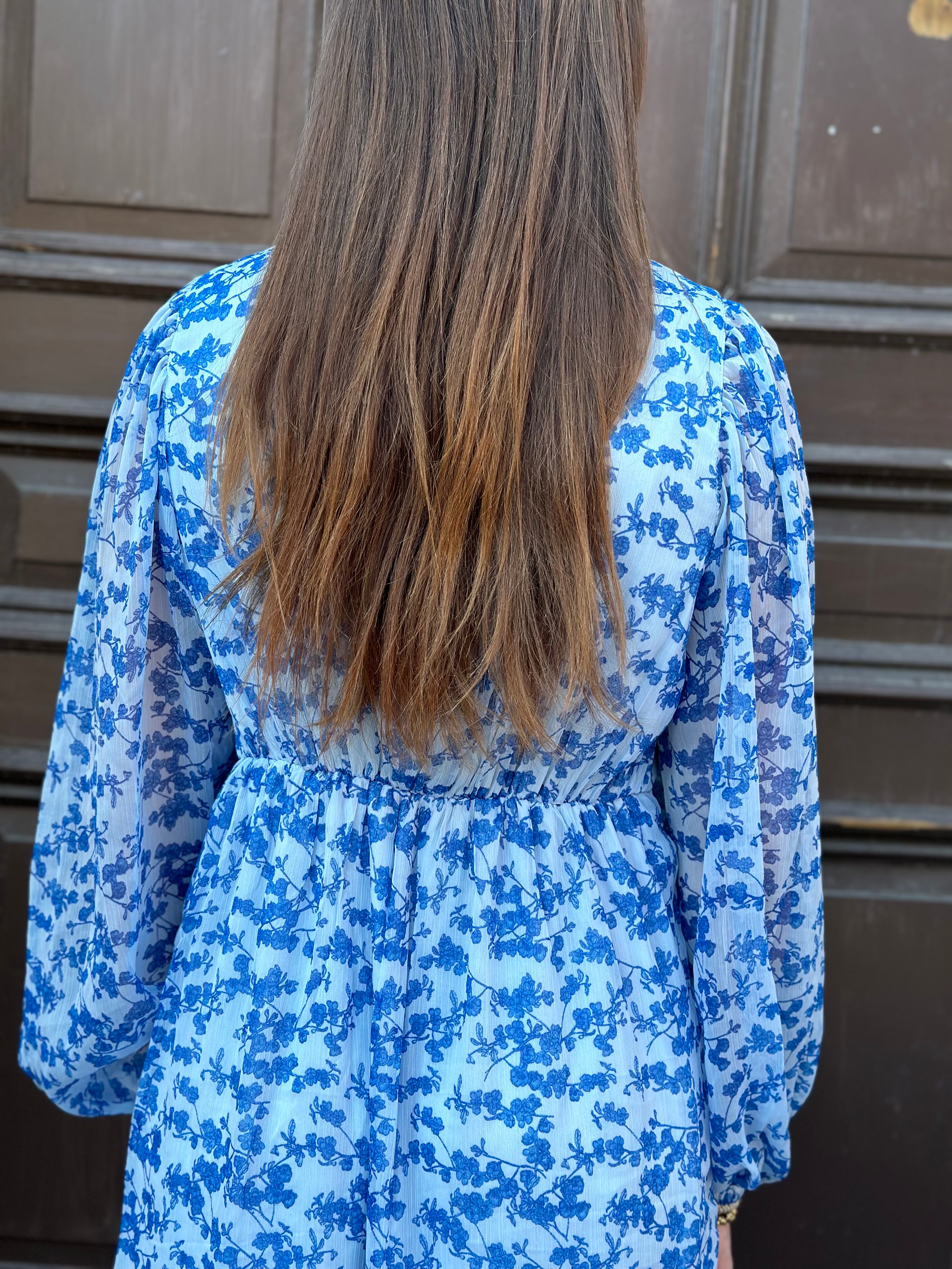 VEROMODA - SMILLA LONG DRESS - SKYWAY/BLUE MALLI