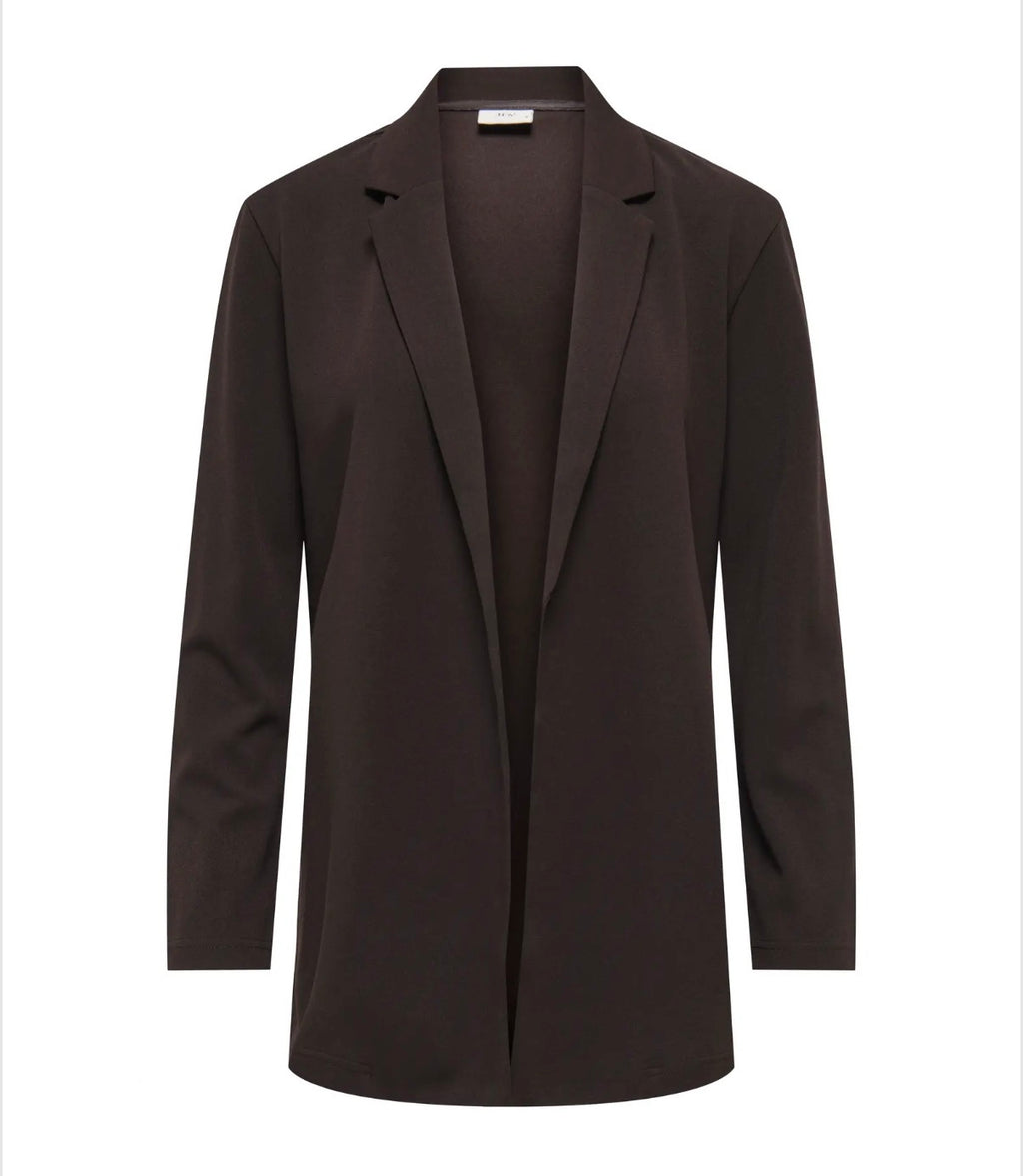 JDY - GEGGO LIFE L/S BLAZER - CHOCOLATE TORTE